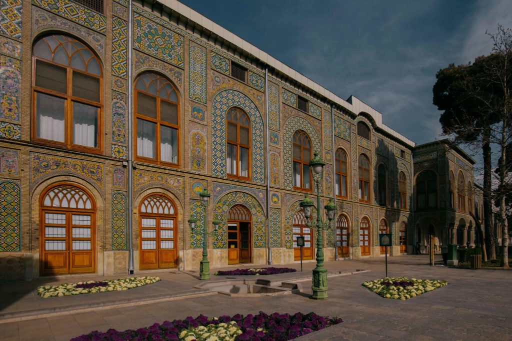 Close-ups of Persian Architecture: Golestan, and Ali Qapu palaces in ...